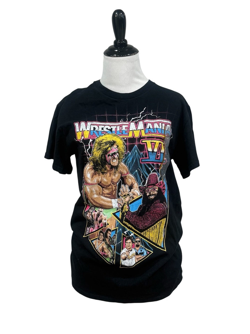 WWE WrestleMania VI Retro Graphic T-Shirt Men’s Small Black NWT